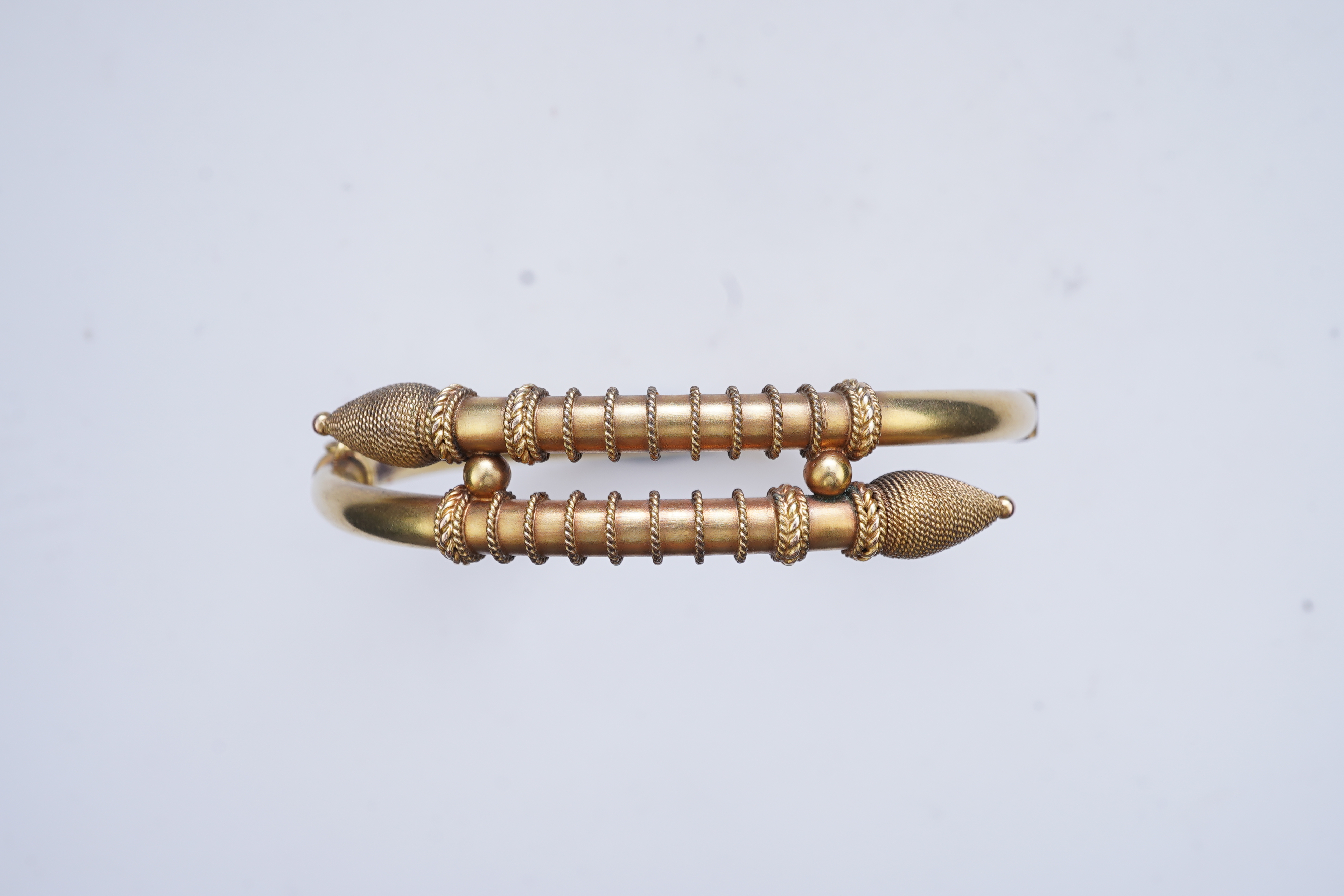 A gilt metal bracelet, mid 19th century